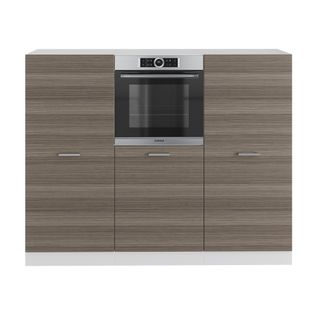 Bloc Cuisine R-line 37630 Gris Noble/blanc 180cm Sans Pt