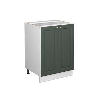 Meuble Bas De Cuisine Fame-line 37985 Vert Or Campagne 60cm Sans Pt