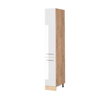 Meuble Haute De Cuisine Fame-line 38422 Blanc Haute Brillance 30cm