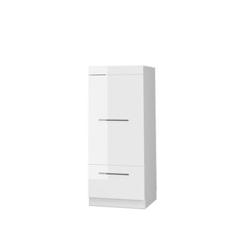 Armoire Micro-ondes Fame-line 38538 Blanc Haute Brillance 60cm