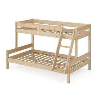 Lit Superposé Everest 39545 Naturel Bois 120x200 / 80x200 Cm