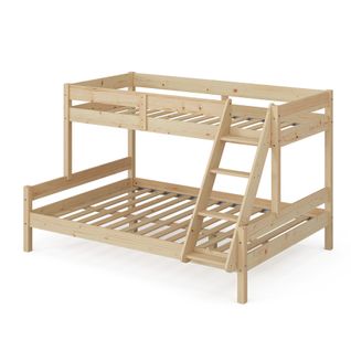 Lit Superposé Everest 39544 Naturel Bois 140x200 / 90x200 Cm