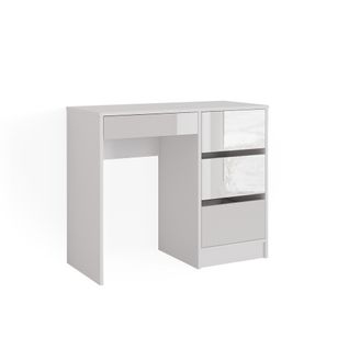 Coiffeuse Sherry 38798 Blanc 90cm Sans Miroir