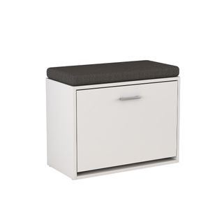 Meubles à Chaussures Georg, Blanc, 60x49.5cm Avec Support