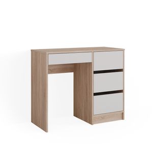 Coiffeuse Sherry 40829 Sonoma 90cm Avec 4 Tiroirs