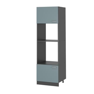 Armoire Micro-ondes R-line 41085 Bleu-gris 60cm