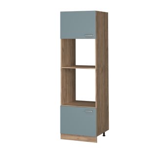 Armoire Micro-ondes R-line 41119 Bleu-gris 60cm