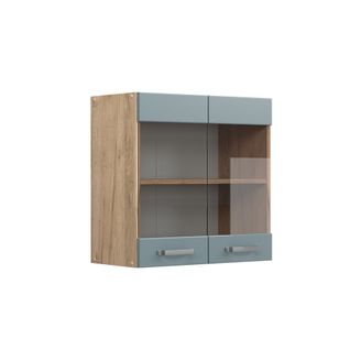 Armoire En Verre R-line 41135 Bleu-gris 60cm