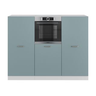 Bloc De Cuisine R-line 41007 Bleu-gris/blanc 180cm Sans Pt