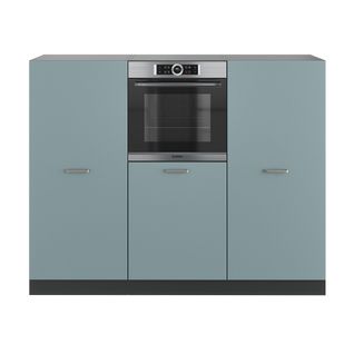 Bloc De Cuisine R-line 41029 Bleu-gris/anthracite 180cm Sans Pt