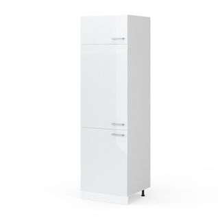 Armoire Haute Universelle R-line 41715 Blanc Haute Brillance 60cm Avec Portes