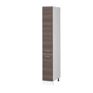 Armoire Haute Universelle R-line 41900 Gris 30cm Avec Portes