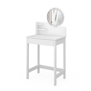 Coiffeuse Surrey 47664 Blanc 60cm Avec Miroir LED