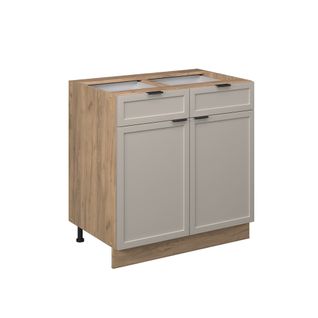 Meuble Cuisine Fame-line 50319 Grisbeige 80cm Sans Pt