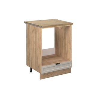 Meuble Pour Four Fame-line 50329 Grisbeige 60cm , Pt Chêne