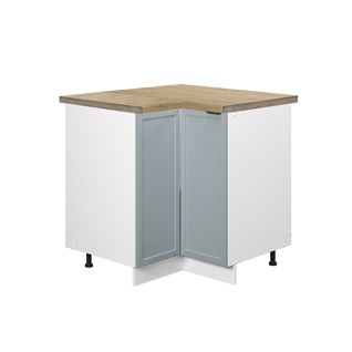 Meuble Dangle Fame-line 50967 Bleu Clair-gris 80.5cm , Pt Chêne