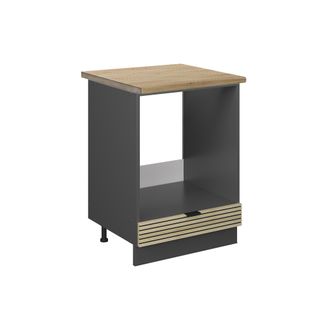 Meuble Pour Four Fame-line 51322 Panneau En Chêne 60cm , Pt Chêne