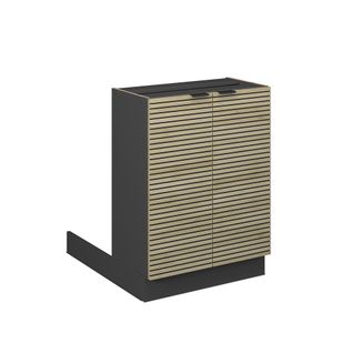 Îlot De Cuisine Fame-line 51420 Panneau En Chêne 60cm Sans Plan De Travail