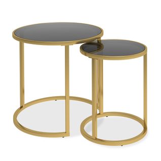 Ensemble De Tables Dappoint Sevilla 51680 Noir 50x45.5cm Lot De 2