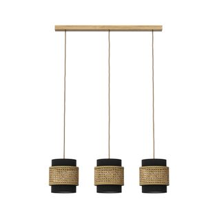 Lampe à 3 Suspensions Morten 52016 Noir 70x120cm