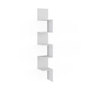 Étagère Dangle Paolo 52094 Blanc 28x175.4cm Avec 5 Compartiments