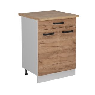 Meuble Cuisine R-line 52287 Chêne De Force Doré 60cm Pt Chêne