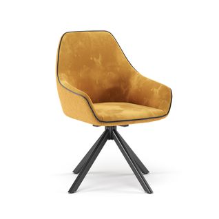Fauteuil De Salon Eleganza 53204 Jaune Moutarde 60x89cm