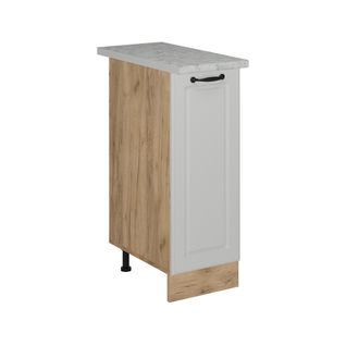 Meuble De Cuisine R-line 53747 Blanc Campagne 30cm Pt Marbre