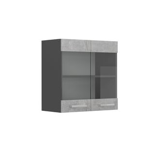Armoire En Verre R-line 54045 Béton 60cm