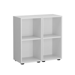 Étagère Pour Enfants Estell 54538 Blanc 71x38.2cm Lot De 2