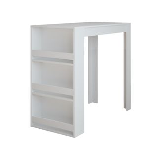 Table De Bar Repose 55350 Blanc 57x117cm
