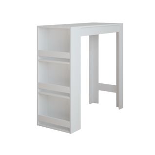 Table De Bar Repose 55354 Blanc 45x110cm