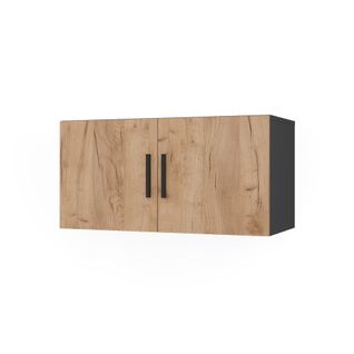 Module D'extension Ingo, Anthracite/chêne Doré, 80x40cm Avec 2 Portes