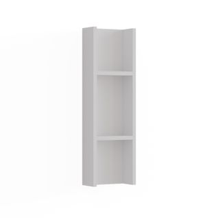Armoire Dappoint Sherry 56568 Blanc 20x65cm Avec 3 Compartiments De Rangement