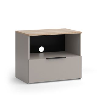 Meuble TV Wido 56617 Grège 60x50cm Avec Tiroir