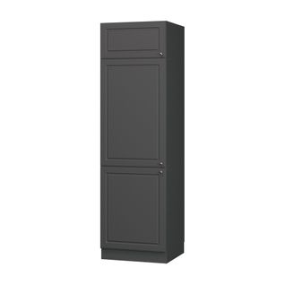 Armoire Pour Frigo Fame-line 56828 Anthrazit-gold Landhaus 60cm