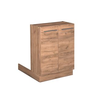Îlot De Cuisine Fame-line 56964 Chêne De Force Doré 60cm Sans Pt