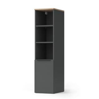 Armoire Universelle Wido 57435 Anthracite/sonoma 30.2x120cm Avec Une Porte
