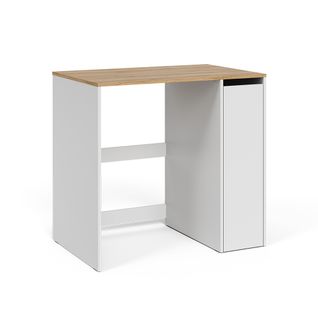 Armoire Machine à Laver Viktor 57506 Blanc/artisan 93.6x88.2cm Avec Compartiments Et Porte