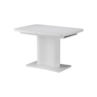 Table De Salle à Manger Fenaro 58013 Blanc/blanc 120x80cm Extensible