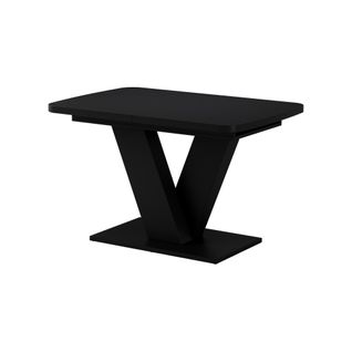 Table De Salle à Manger Fenaro 58000 Noir 120x80cm Extensible