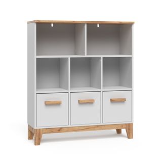 Étagère Pour Enfants Malia 58358 Blanc/artisan 98.4x113.4cm