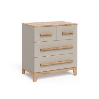 Commode Avec Tiroirs Malia 58364 Cachemire/artisan 80x88cm Avec 4 Tiroirs