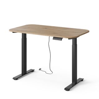 Bureau Elevate 58666 Noir/artisan 120x70cm 2 Moteurs