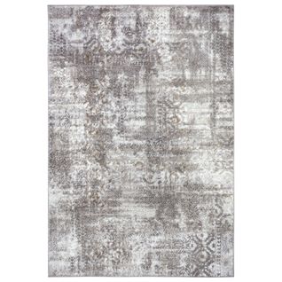 Tapis 200x280cm Abstrait Studio Gris Marron