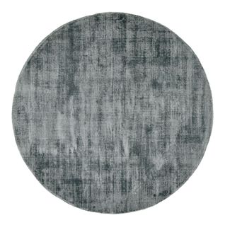 Tapis Brillant En Viscose Star Diam 150 Cm - Turquoise