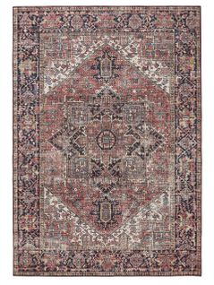 Tapis Lavable George Multicolore/beige 300x400 Cm