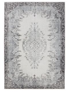Tapis Lavable George Noir/gris 300x400 Cm