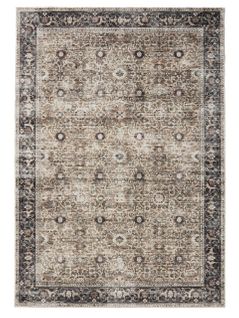 Tapis Lavable George Anthracite/taupe 160x230 Cm