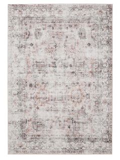 Tapis Lavable George Crème/taupe 80x150 Cm